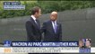 Emmanuel Macron visite le Parc Martin Luther King à Washington