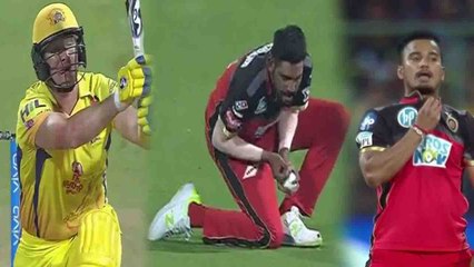 IPL 2018 CSK Vs RCB: Shane Watson out for 7, Pawan Negi gets big wicket | वनइंडिया हिंदी