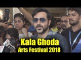 Emraan Hashmi  पहुंचे Kala Kala Ghoda Arts Festival 2018 पर