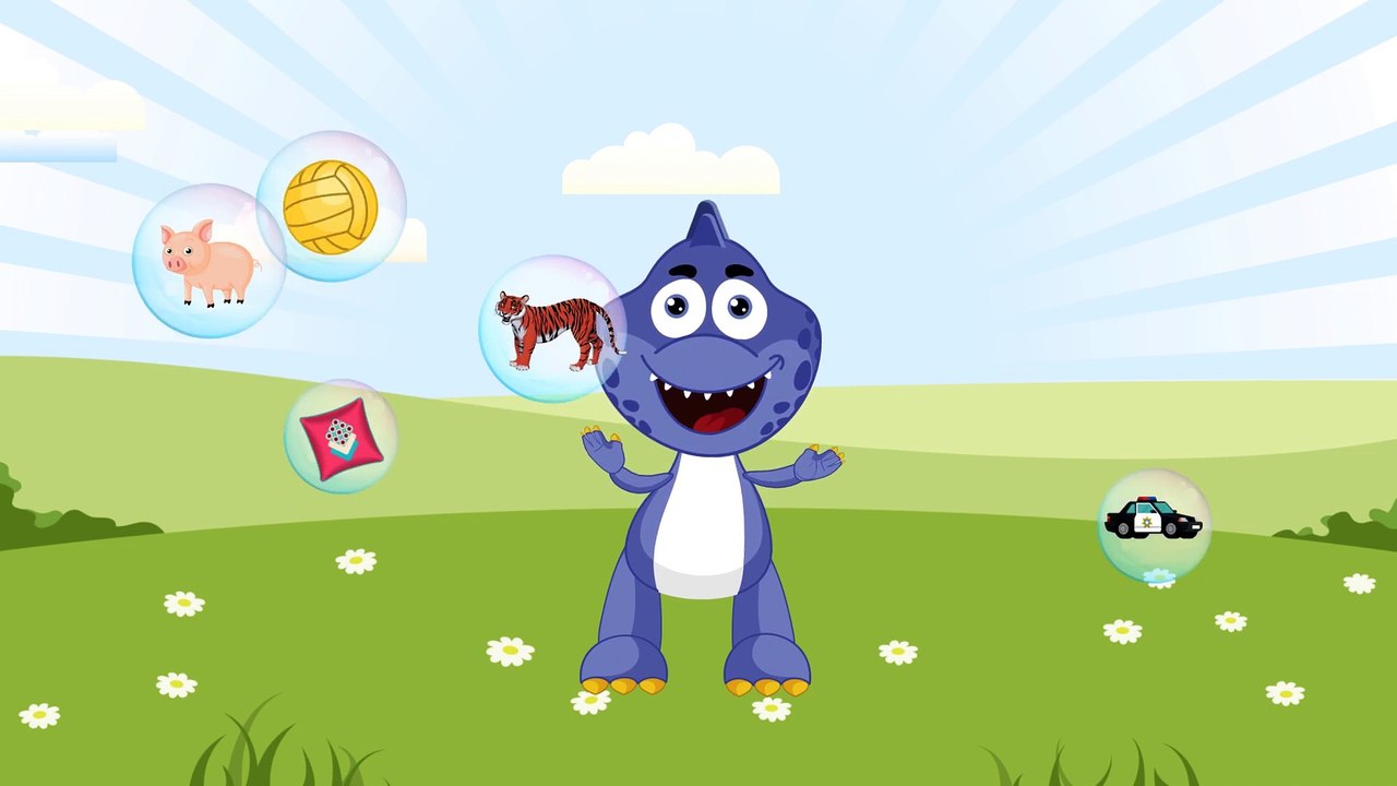 Car Driving for Kids : Dinosaur - Ambulance & Fire Truck - Dinosaur Cartoons Videos for Children