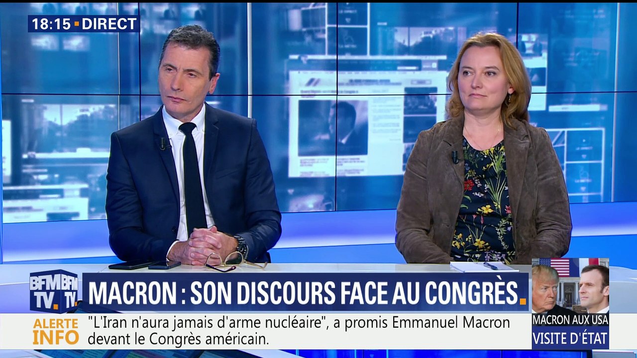 Ce qu'il faut retenir du discours d'Emmanuel Macron devant le Congrès américain (1/2)