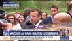 Macron au Parc Martin Luther King: "C’est aussi ça les États-Unis d’Amérique"