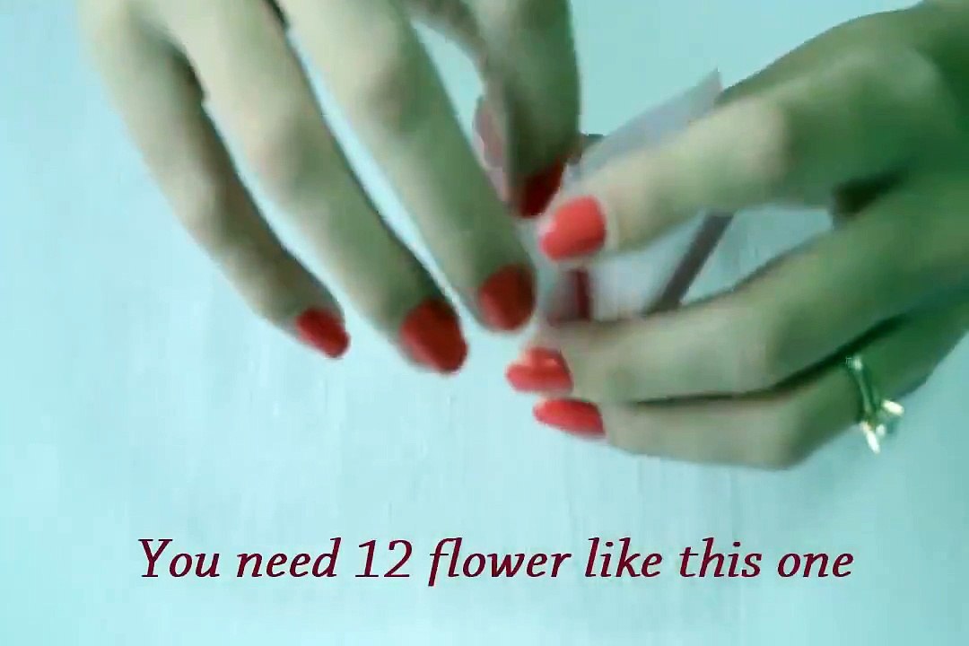 DIY How to Fold an Origami Kusudama Flower Ball (Easy Paper Craft)