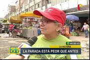 La Victoria: calles invadidas de basura y ambulantes en zona de La Parada