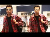 Karan Johar दिखाई दिए Mumbai Airport पर