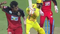 IPL 2018, CSK vs RCB:Ravindra Jadeja out for 3 runs, Chahal gets his Second Wicket | वनइंडिया हिंदी