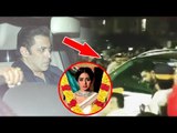 Salman Khan बुरी तरह फसे Media के बीच Sridevi के घर के बहार | Sridevi's Condolence Meeting