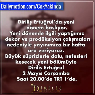 Diriliş Ertuğrul 116. Bölüm Fragmanı 2 Mayıs 2018 Hakkında