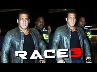 Salman Khan Race 3 के लिए हुए Abu Dhabi रवाना, पोहचे Airport पर