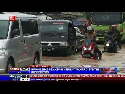 Jalan Serang-Cilegon Kilometer 7 Terendam Banjir