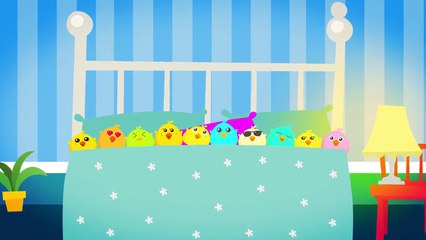 Спокойной ночи! Ten in the bed  Песенка-считалочка Колыбельная