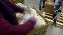 Ministerio del Interior de España anunció la mayor incautación de droga
