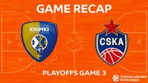 Highlights: Khimki Moscow region -  CSKA Moscow