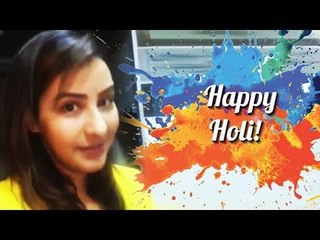 Shilpa Shinde ने मनाई अपने FANS के साथ Happy Holi