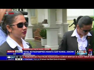 Paspampres Cantik Kawal Jokowi di Hari Kartini