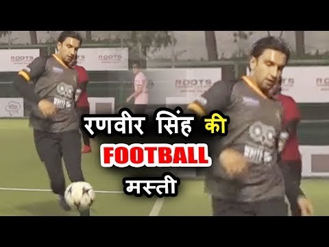 Ranveer Singh पोहचे Roots Premier League Spring Season 2018 पर