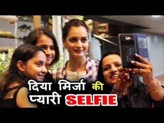 दिआ मिर्ज़ा पोह्ची एयरपोर्ट पर