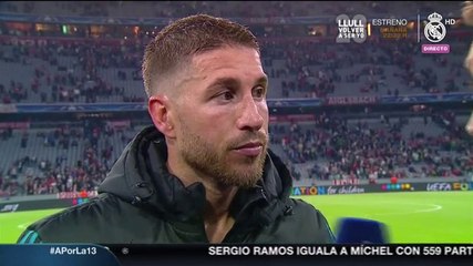 Sergio Ramos: "El primer paso está dado, ahora falta rematarlo en casa"
