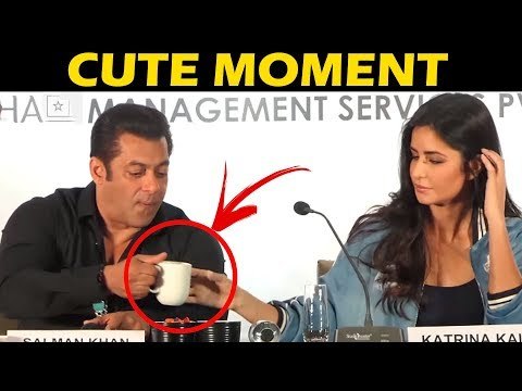 सलमान ने बड़े प्यार से कटरीना कैफ को पिलाई अपनी झूठी कॉफ़ी | दबंग्ग टूर प्रेस कांफ्रेंस