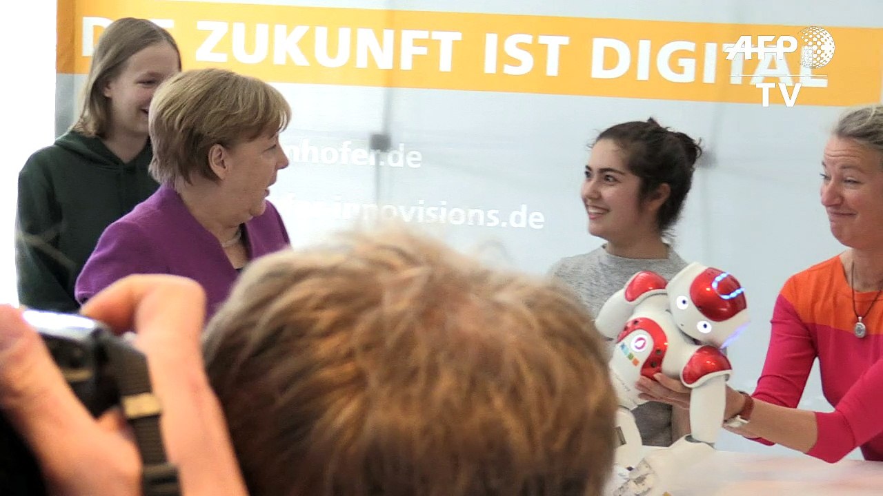 Mädchen, Mathe und Merkel im Kanzleramt