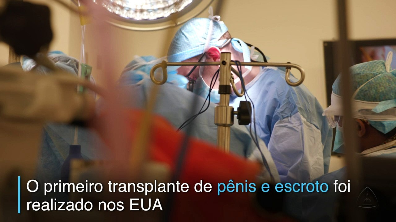 Primeiro transplante de pênis e escroto