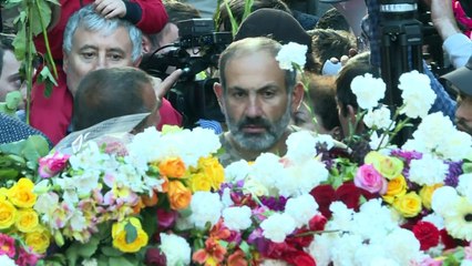 Arménie: l'opposant Pachinian se dit "prêt à diriger le pays"