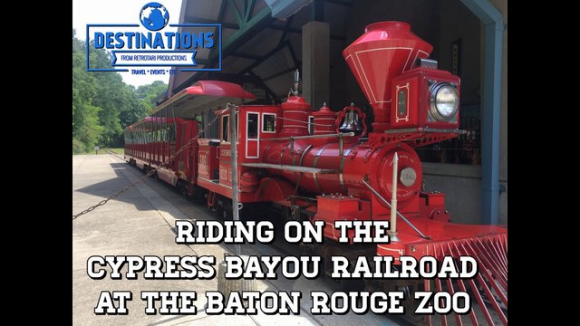 Riding on the Cypress Bayou Railroad at the Baton Rouge Zoo