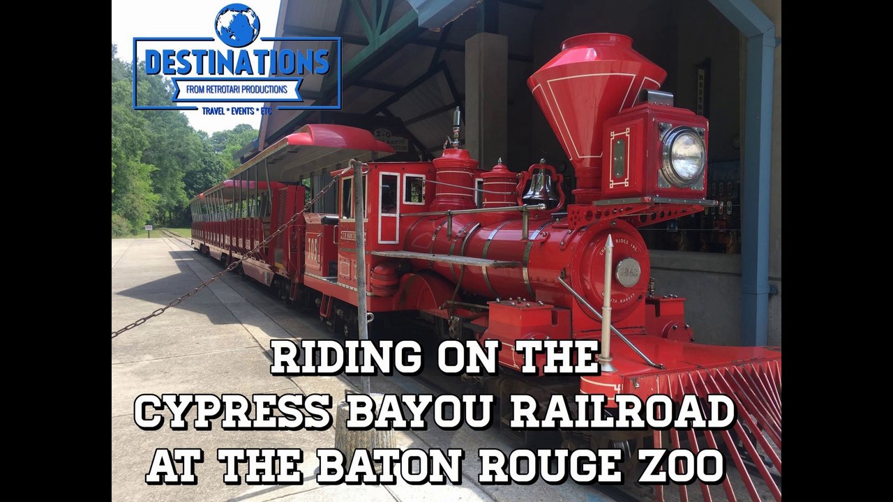 Riding on the Cypress Bayou Railroad at the Baton Rouge Zoo