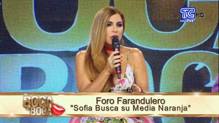 Sofía busca su media naranja