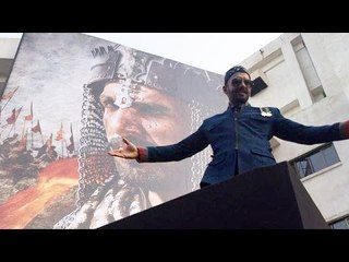 Ranveer Singh Launches Bajirao Mastani Solo Poster