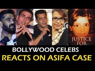 बॉलीवुड के सितारों का गवर्नमेंट को लेकर गुस्सा, आसिफा केस के कारन | सलमान खान , अक्षय  कुमार, सुनील