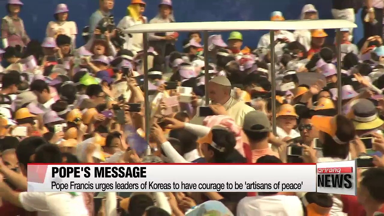 Pope Francis hopes inter-Korean summit talks will start dialogue for peace