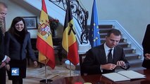 Condolencias de reyes de España por atentado en Bélgica
