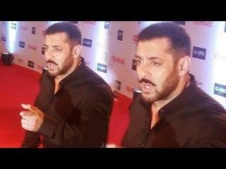 Salman Khan Gets ANGRY @ Filmfare Awards 2016