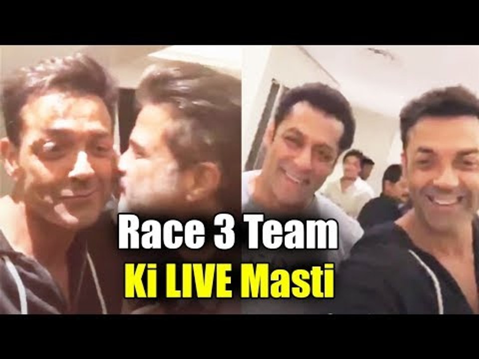 Race 3 Team की LIVE मस्ती | Salman Khan, Bobby...