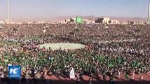 Personas leales a grupo Houthi celebran cumpleaños del Profeta Mahoma
