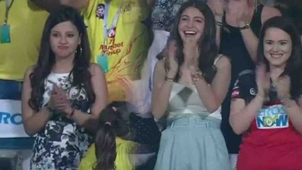 IPL 2018 CSK Vs RCB: Anushka Sharma Vs Sakshi Dhoni, watch reaction of WAGs | वनइंडिया हिंदी