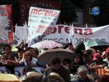 AMLO realiza mitin en la ciudad de México contra la reforma energética