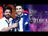 Ranveer Singh Receives BEST ACTOR Trophy From Shahrukh Khan | TOIFA 2016