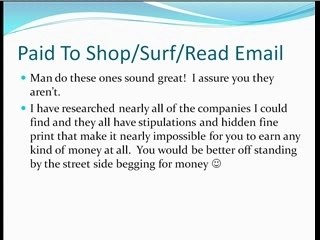 Envelope Stuffing Scams