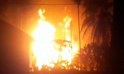 Api Ledakan Sumur Minyak Ilegal di Aceh Masih Berkobar