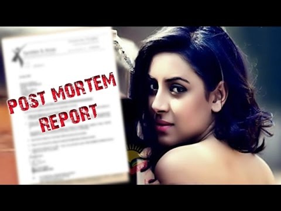 Pratyusha Banerjee's POST MORTEM REPORT