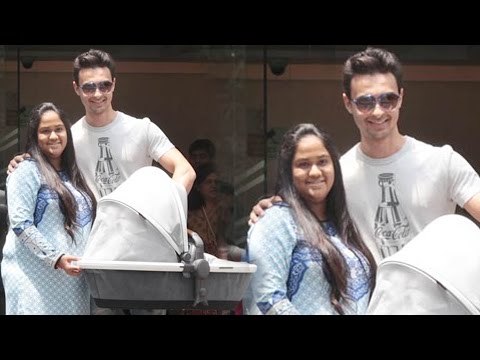Salman Khan's Sister Arpita & Aayush With New Born AHIL