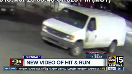 Surveillance video released in Glendale hit-and-run crash