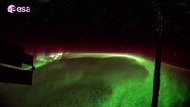 NASA Captures Mesmerizing Image Of Northern Lights Hanging High Above North America