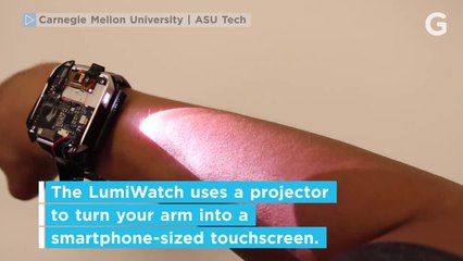 World's First Projector Smartwatch