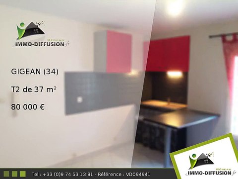 T2 A vendre Gigean 37m2 - Centre ville.