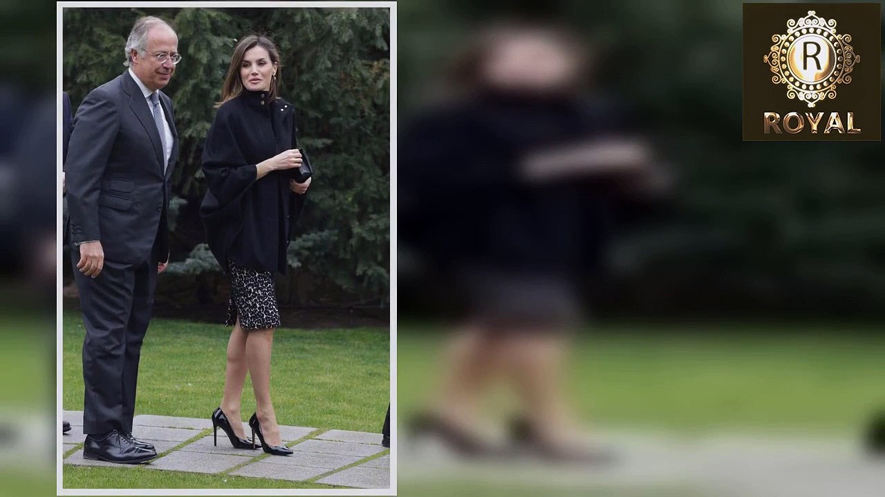 Queen Letizia is relaxed and relaxed