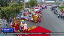 Guangzhou recibe un grupo de turistas extranjeros por la Fiesta de la Primavera de China