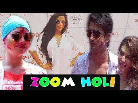 ZoOm Holi Party 2016 - Urvashi Rautela, Jacqueline Fernandez